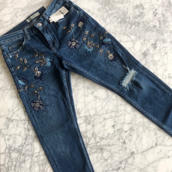 NWT Topshop Lucas Slim Boyfriend Jeans - Picture 2 of 7